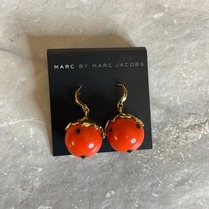Marc Jacobs Palm Stud Dangle Earrings